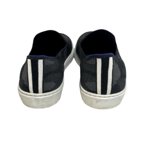 Rothy’s Black Camo Slip-On Sneakers black and grey size womens 8.5 - Picture 8 of 15